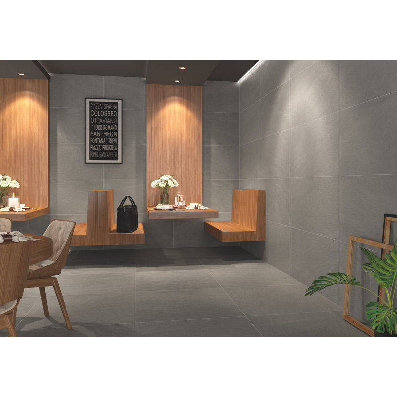 24"x48" Petralava Gris Porcelain Tile, Gris