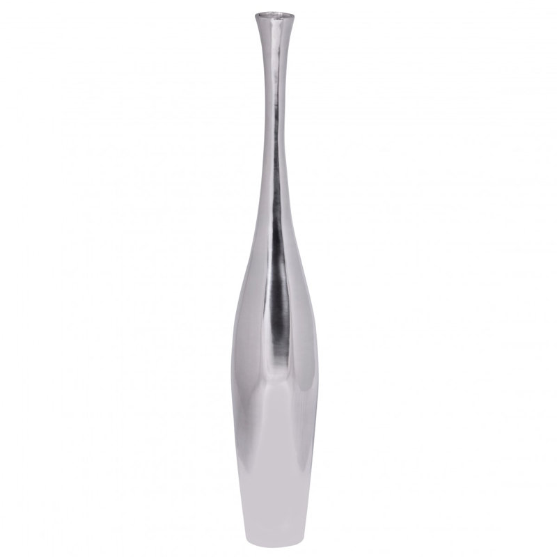 Miera Metal Floor Vase, 75cm H x 12cm W x 12cm D