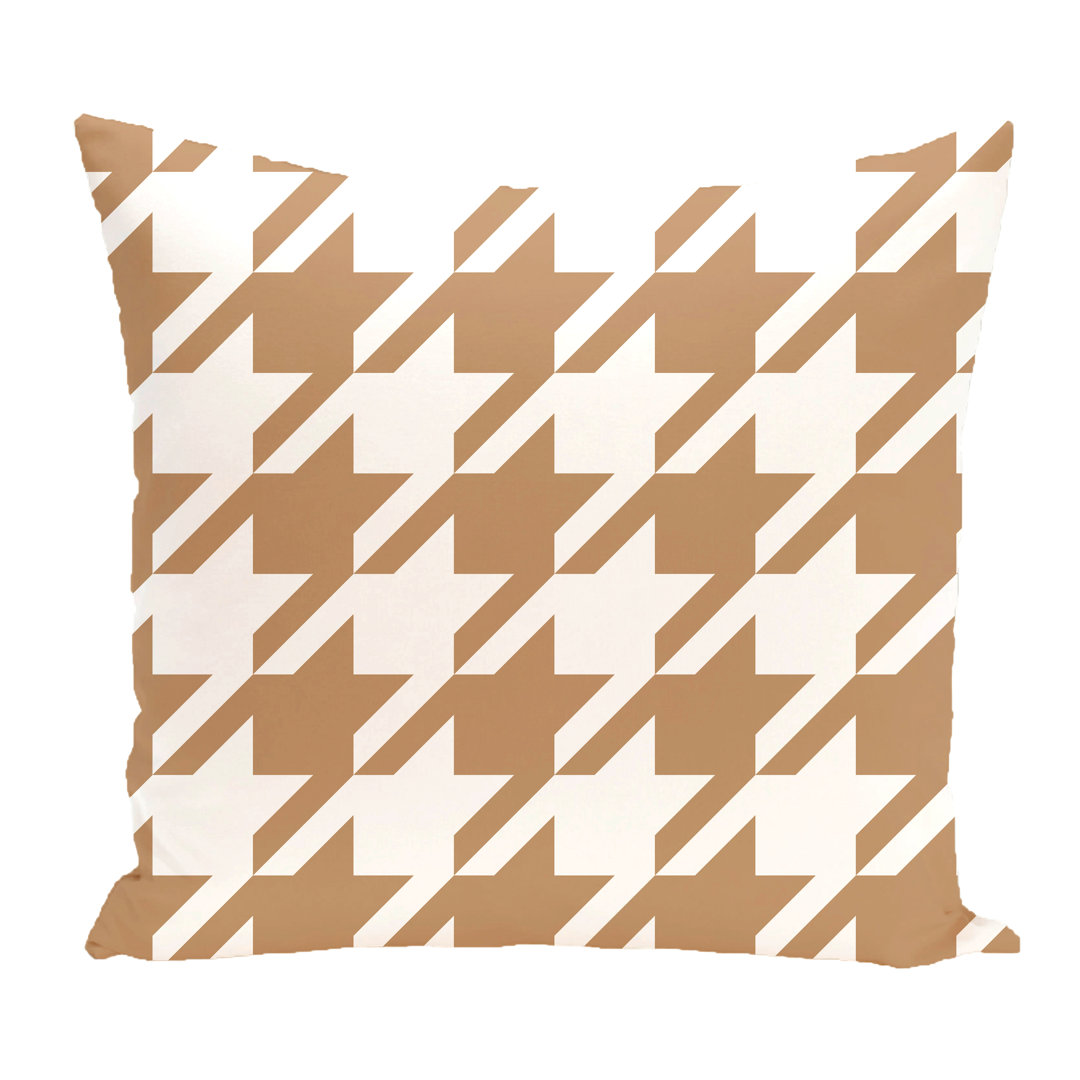 Houndstooth Shape Pillow Cover & Insert e by design
