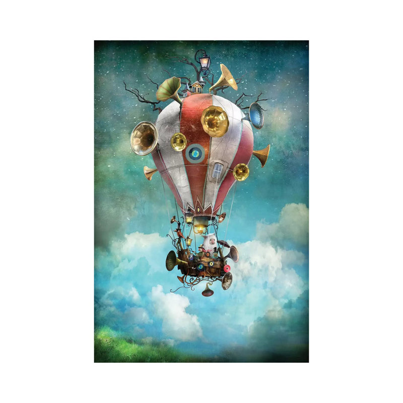 The Gramoballoophone by Alexander Jansson - Print on Canvas, Wrapped Canvas, 66.04 cm H x 45.72 cm W x 3.175 cm D