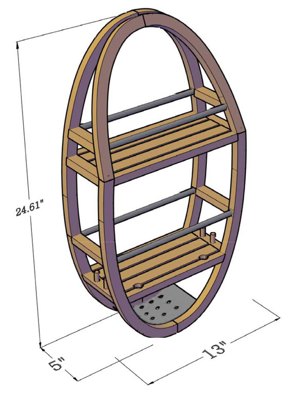 Aqua Teak Hanging Shower Caddy & Reviews