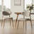 Westhampton Upholstered Dining Chair with Metal Frame-1048914609