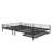 Convertible Metal Bunk Bed With Trundle-238550207