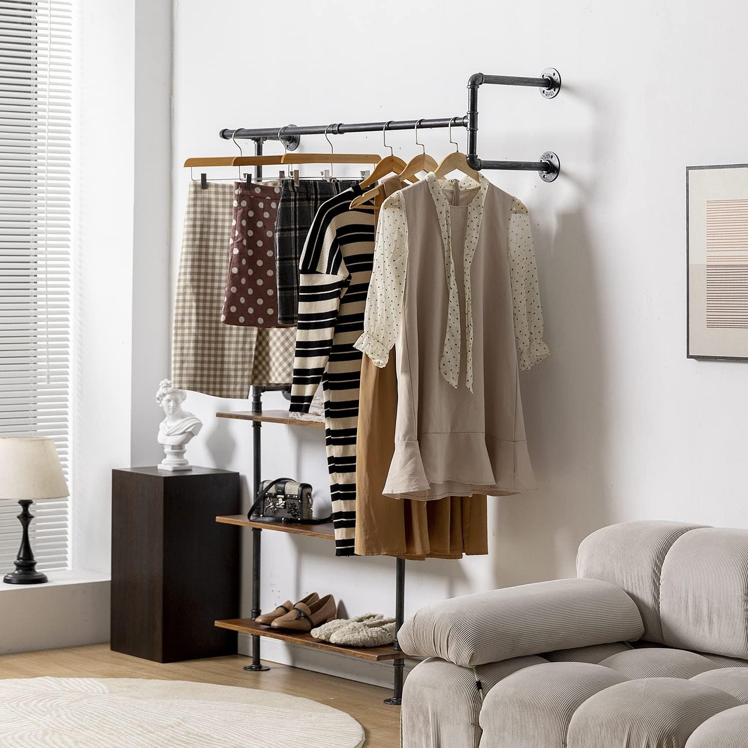 Williston Forge Japeth Manufactured Wood Clothes Rack | Wayfair