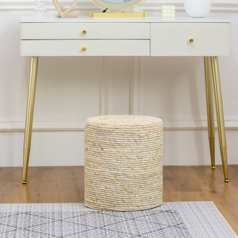 Repose-pieds Ariyeh, Brun / Beige