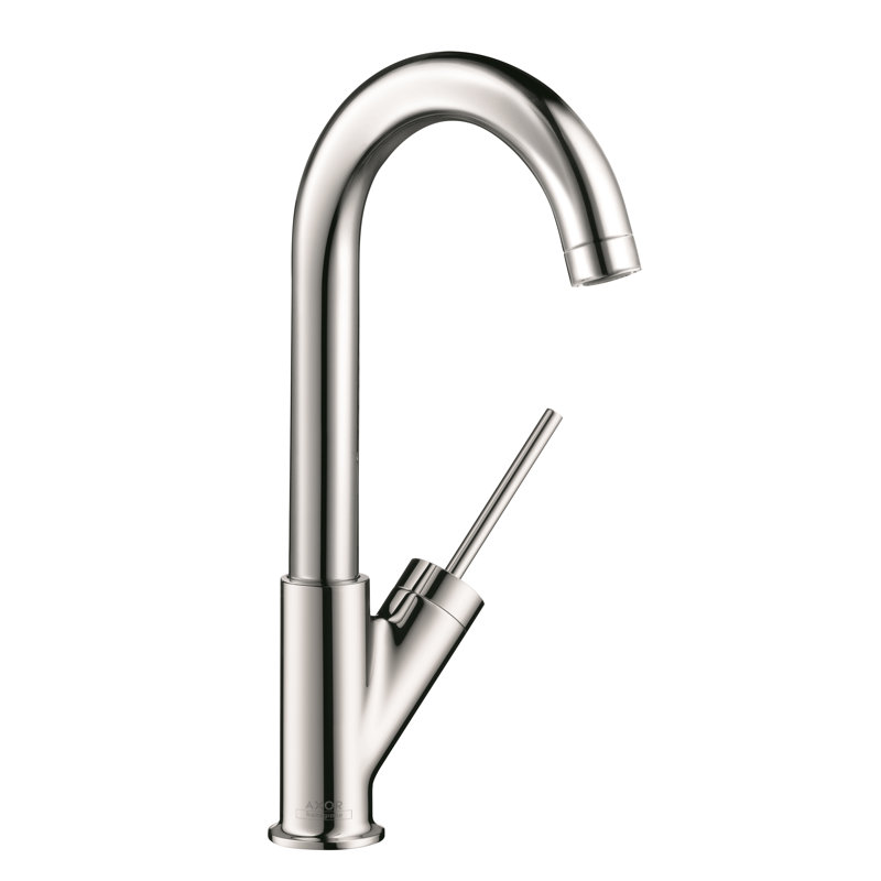 AXOR Starck Single Handle Kitchen Faucet, Steel Optik
