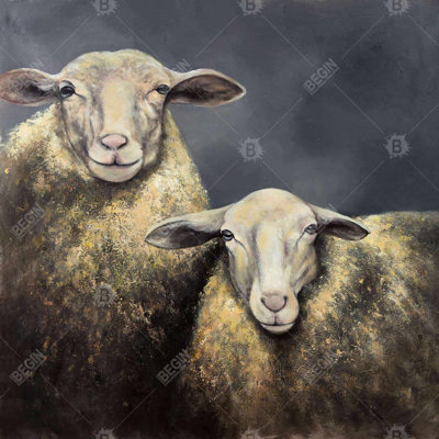«Sheeps», reproduction sur toile