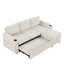 Matthias Convertible Chenille Sofa Bed with Storage & USB-1546126033