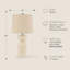 Lampe de table Carlotta