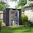6 ft. W in. x 4 ft. D in. Galvanized Steel Horizontal Storage Shed with Sliding Door(25.6 sq. ft.)