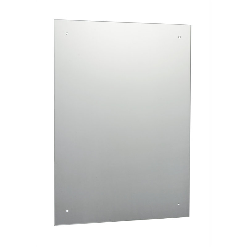 Abiya Flat Wall Mirror, 60cm H x 45cm W