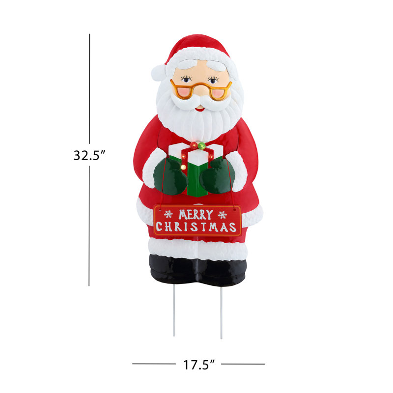 Enseigne de père Noël 32,5 po