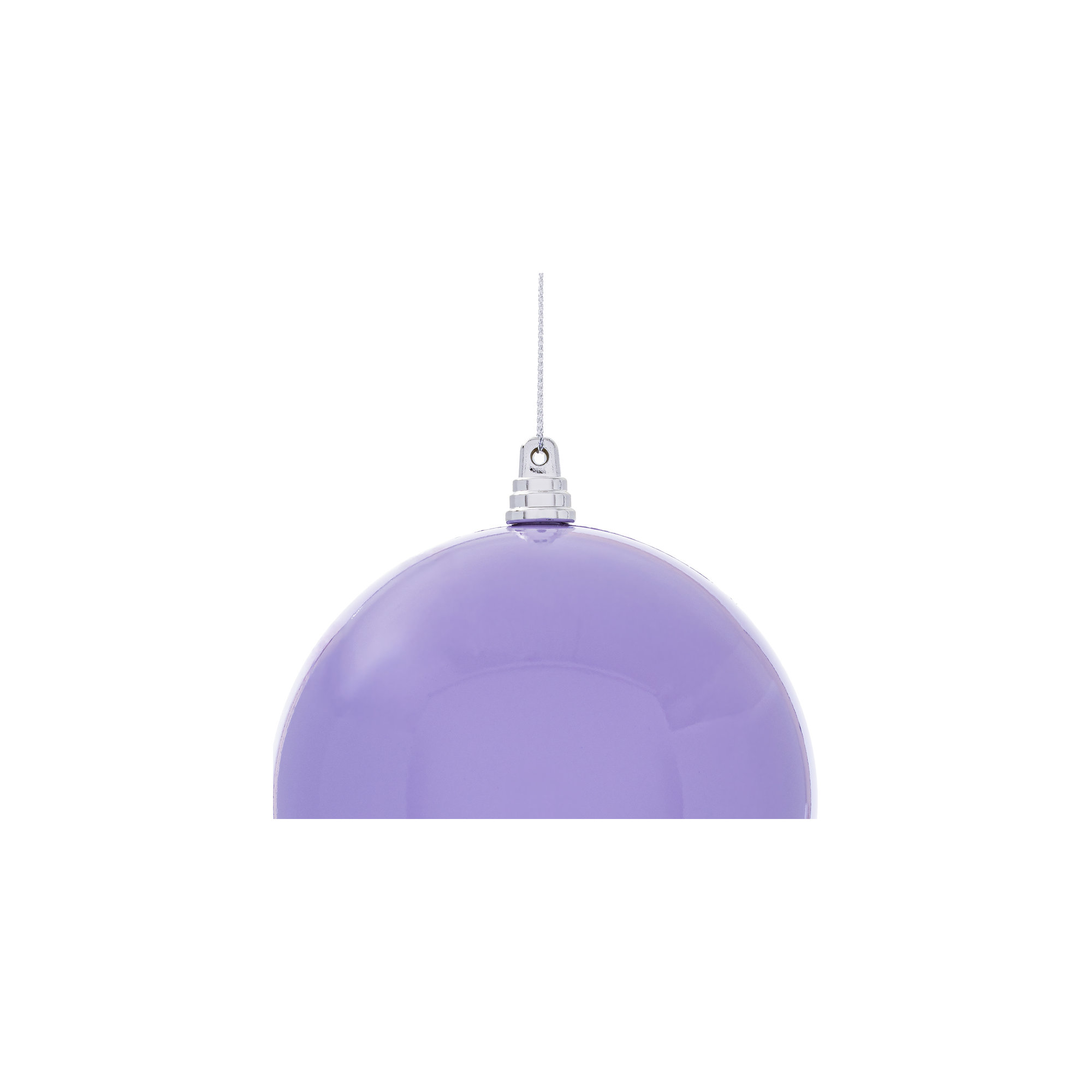  6" Lime High-Gloss Ball Ornament. Includes 4 ornaments per bag., Lavender