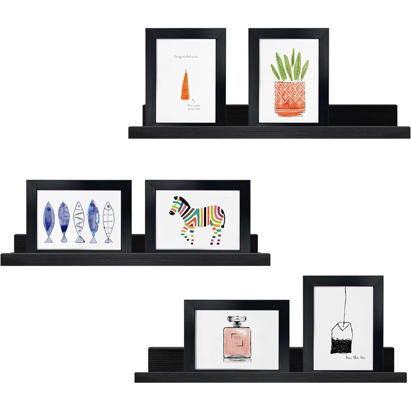 Floating Shelf, Black