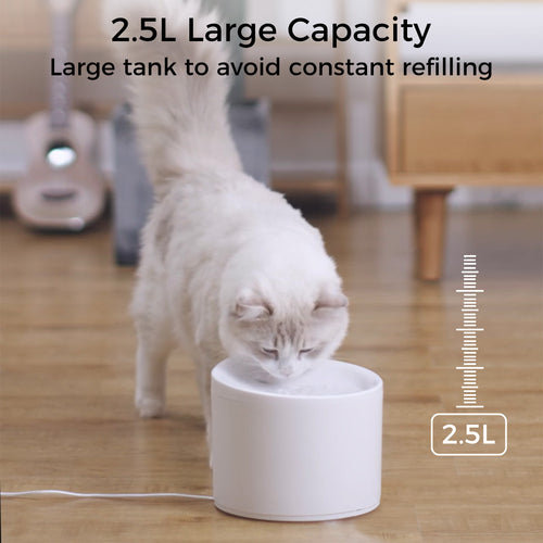 Smart Medium Pet Water Fountain with Multilayer Filtration