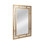 Berlin Vintage Glass Wall Mirror with Geometric Art Deco Wood Frame