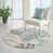Ivory/Light Blue
