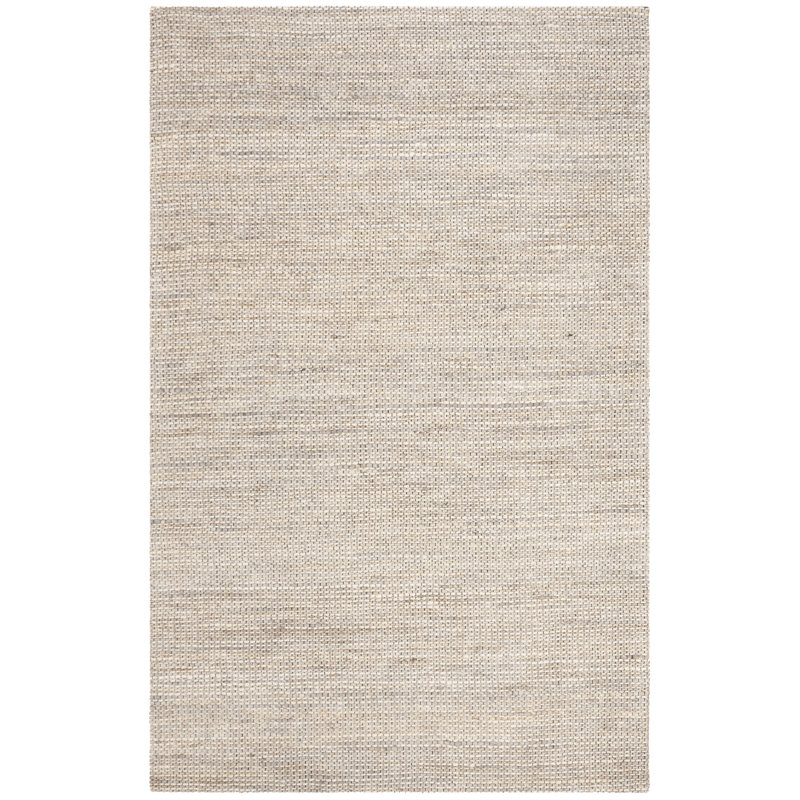Zaragoza Hand Loomed Jute And Cotton With Latex Solid Color Rug, Rectangle 2'3" x 4'