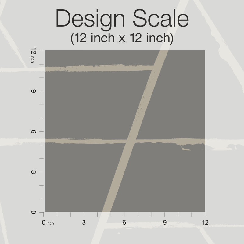 Geometric Wallpaper Double Roll, Gray Metallic