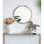 Miroir rond en bois, miroir mural pour la salle de bain