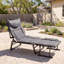 Fauteuil de camping simple et multifonctionnel avec rembourrage épais 3 en 1 pour lit de camping pliant avec cadre de support antidérapant stable pour le camping en plein air