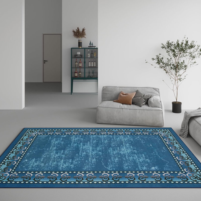 Fillender Floral Indoor Rug, Rectangle 6' x 9'