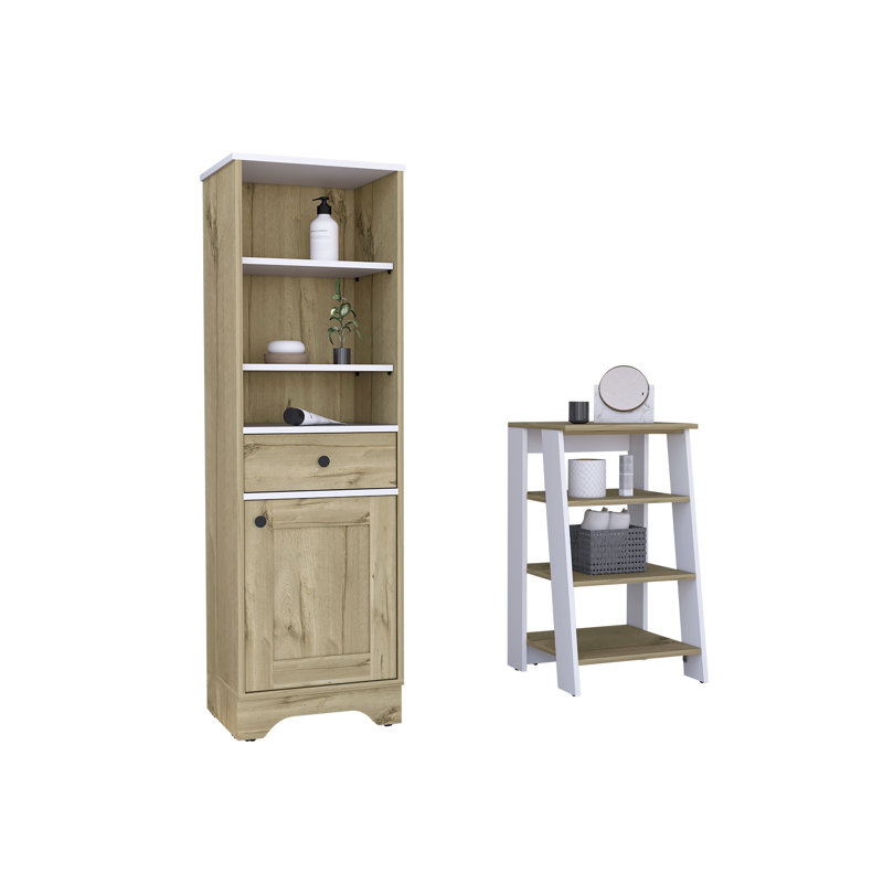 Genivieve Bathroom Storage Furniture Set