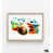 Tan Single Picture Framed without Mat