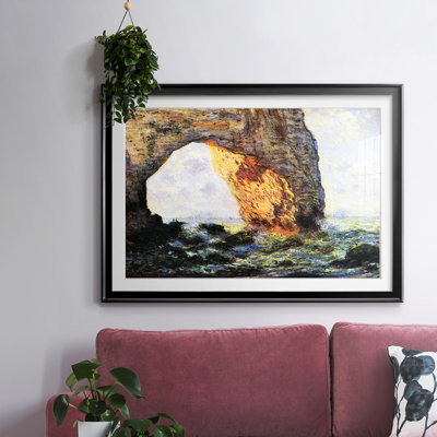 Monet, impression sur papier encadrée