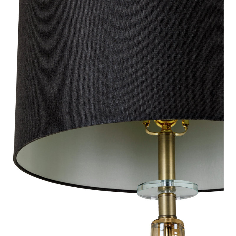 Lampe de table Romeshia, Noir