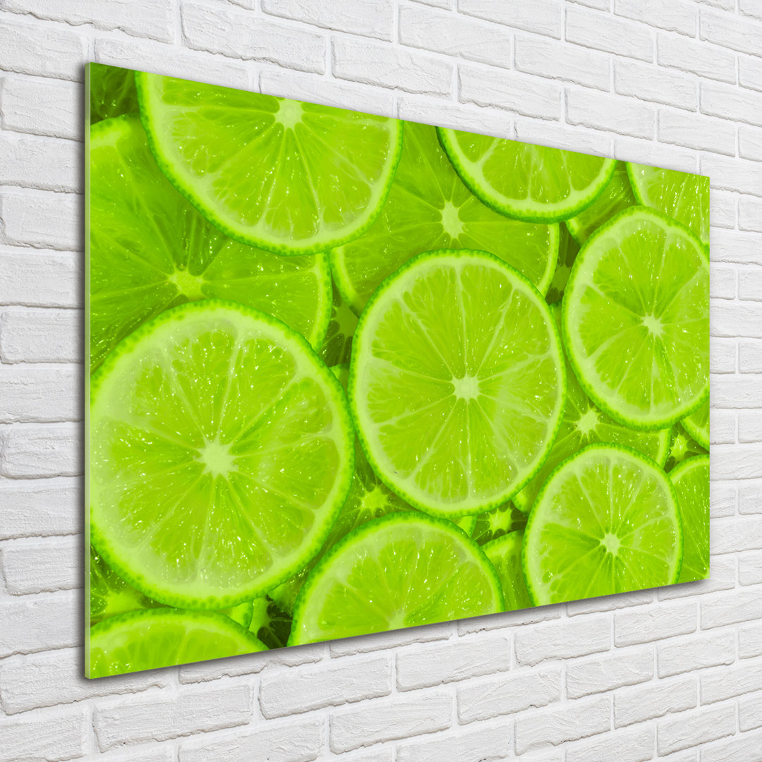 Glasbild Limes