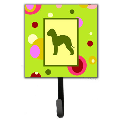 Porte-laisse terrier et crochet mural bedlington