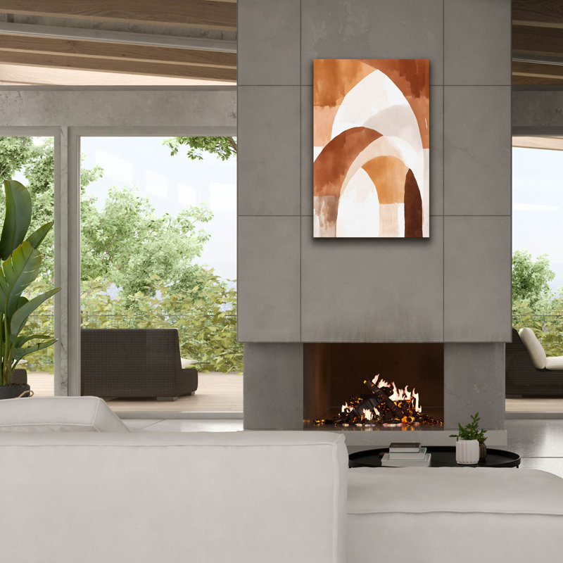 «Mid Century 4» par Petals Prints Design, H 40 po x l 26 po x P 1,5 po