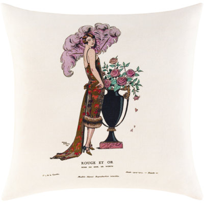  Cotton Throw Pillow