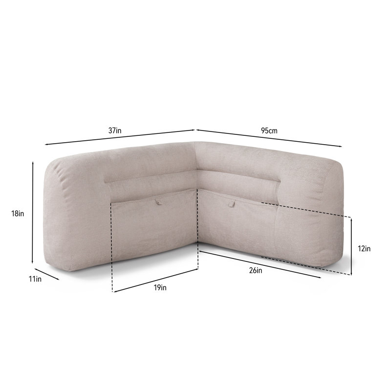 Backrest Cushion, Beige