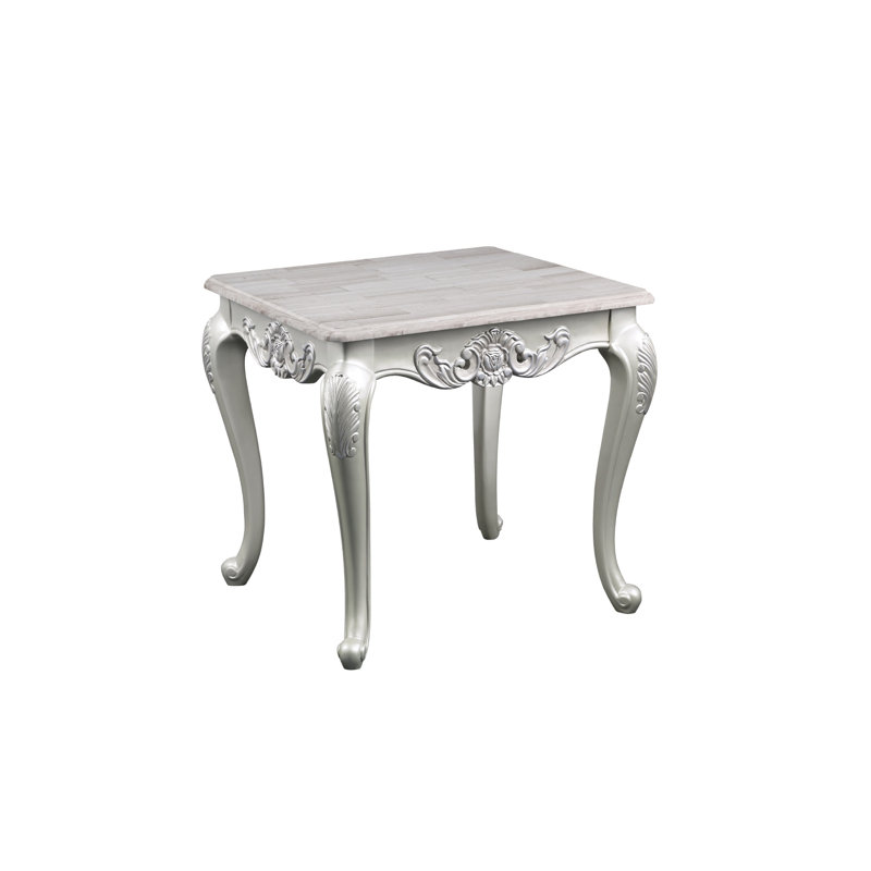 Table de bout Timeless Silver - Polyvalente pour mettre en valeur votre café et son fini décoratif