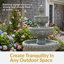 Fontaine d'extérieur à 4 niveaux Dunaway