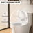 Compact One Piece Toilet for Bathrooms, Round Small Toilet with Siphon Dual Flush and MAP 1000g，Standard 12" Rough-In Modern Toilet