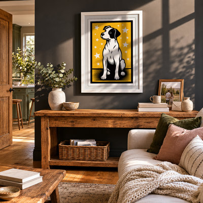Celestial Companion Retro - Framed Print