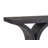 Solid Mango Wood Console Table, Black