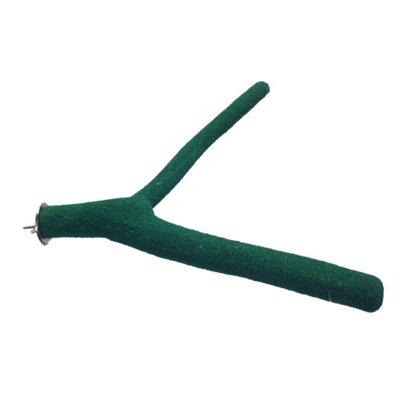 Charielle One-of-a-Kind 1'' Cement / Sand Bird Perch for Inside Cage