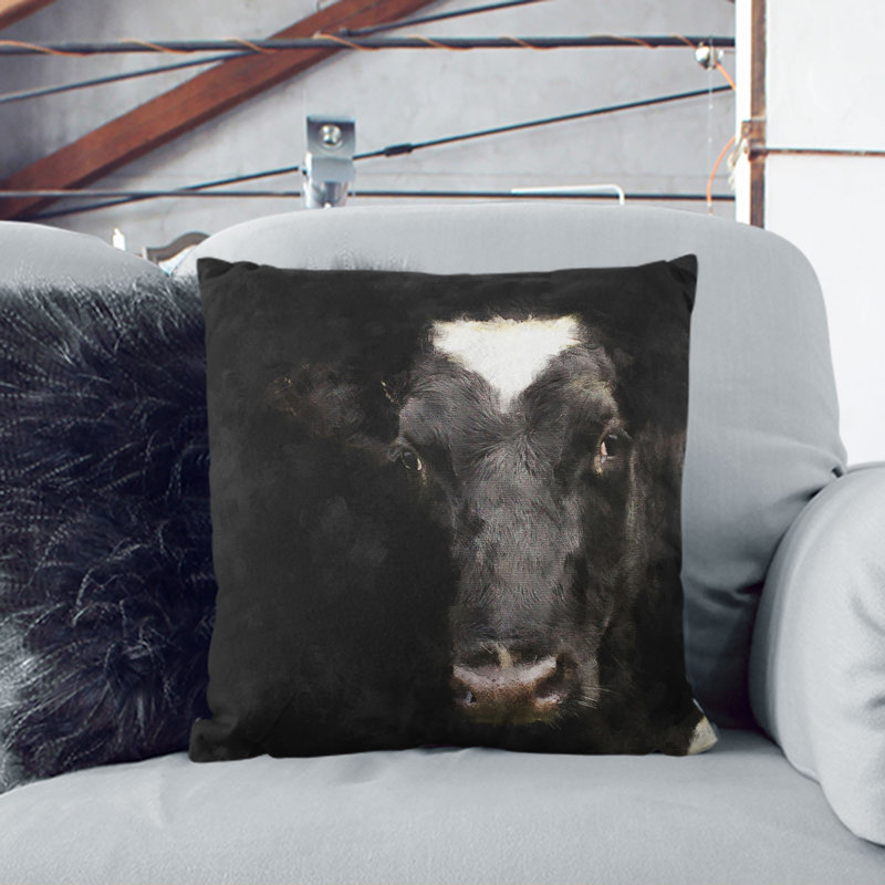 Square Throw Cushion, 40cm H x 40cm W x 15cm D