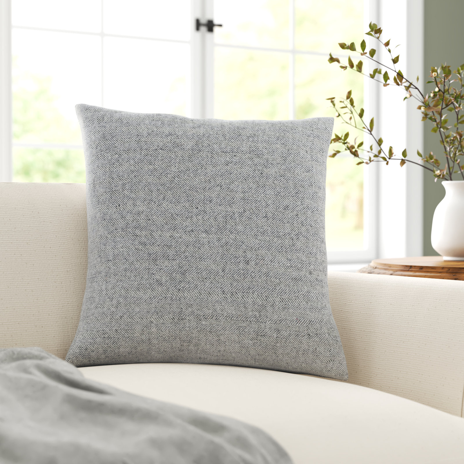 Throw Pillow, 22" x 22", Down