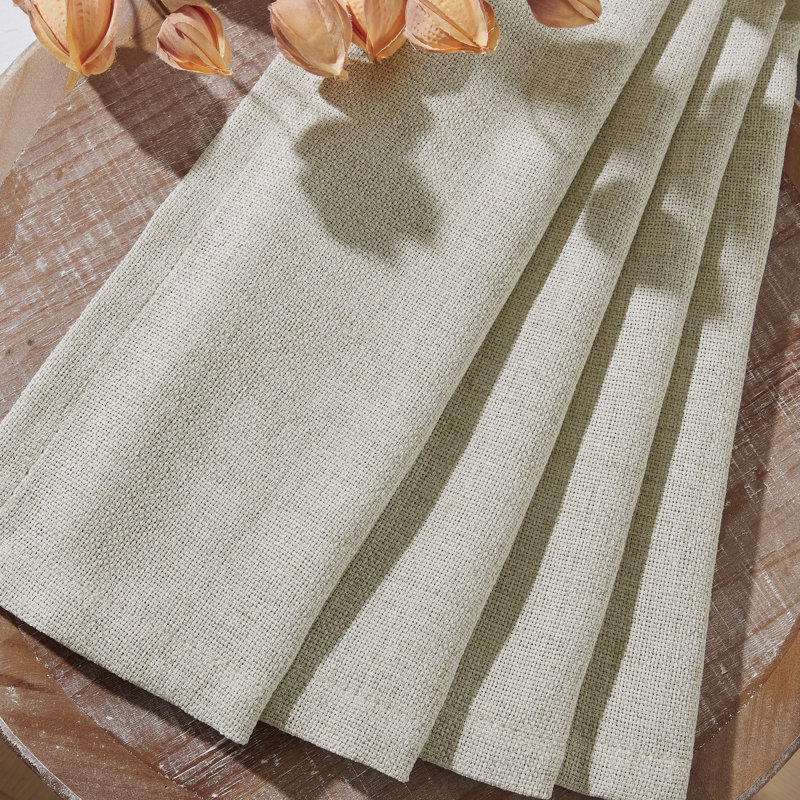 Paire de rideaux semi-transparents Draycott, L 52 po x L 72 po, Taupe