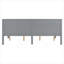 Clean Silhouette Full Size Solid Wood Cool Grey Dual-Use Daybed for Living Room and Small Guest Bedrooms
