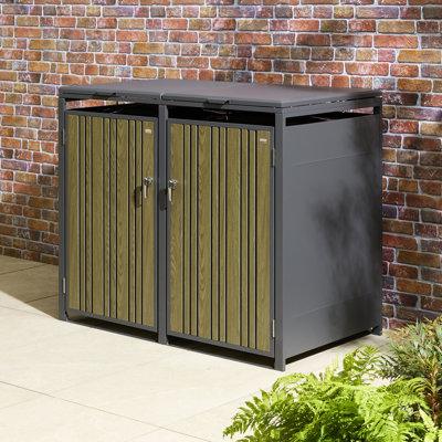 Metal Double Bin Store