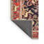Tapis rouge/brun/beige traditionnel Zopyros-1646570970