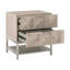 Table de chevet 2 tiroirs Nemeth