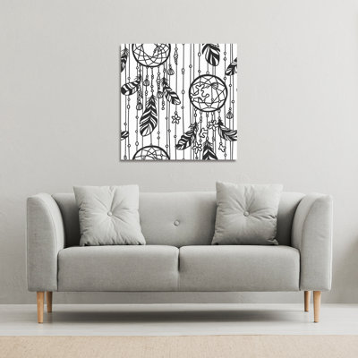No Title by Andrew Lee - Wrapped Canvas Print