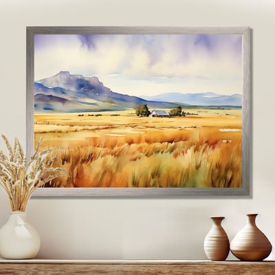 Wyoming Yellow Prairies - Wyoming Wall Art
